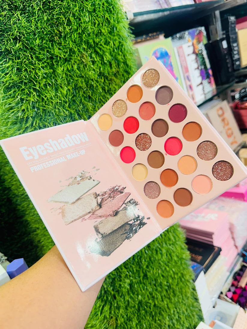 All in One Multipurpose Makeup Book Palette | 4in1 Makeup Eyeshadow Palette Blusher Contour Highlighter Blush| Matte Shades